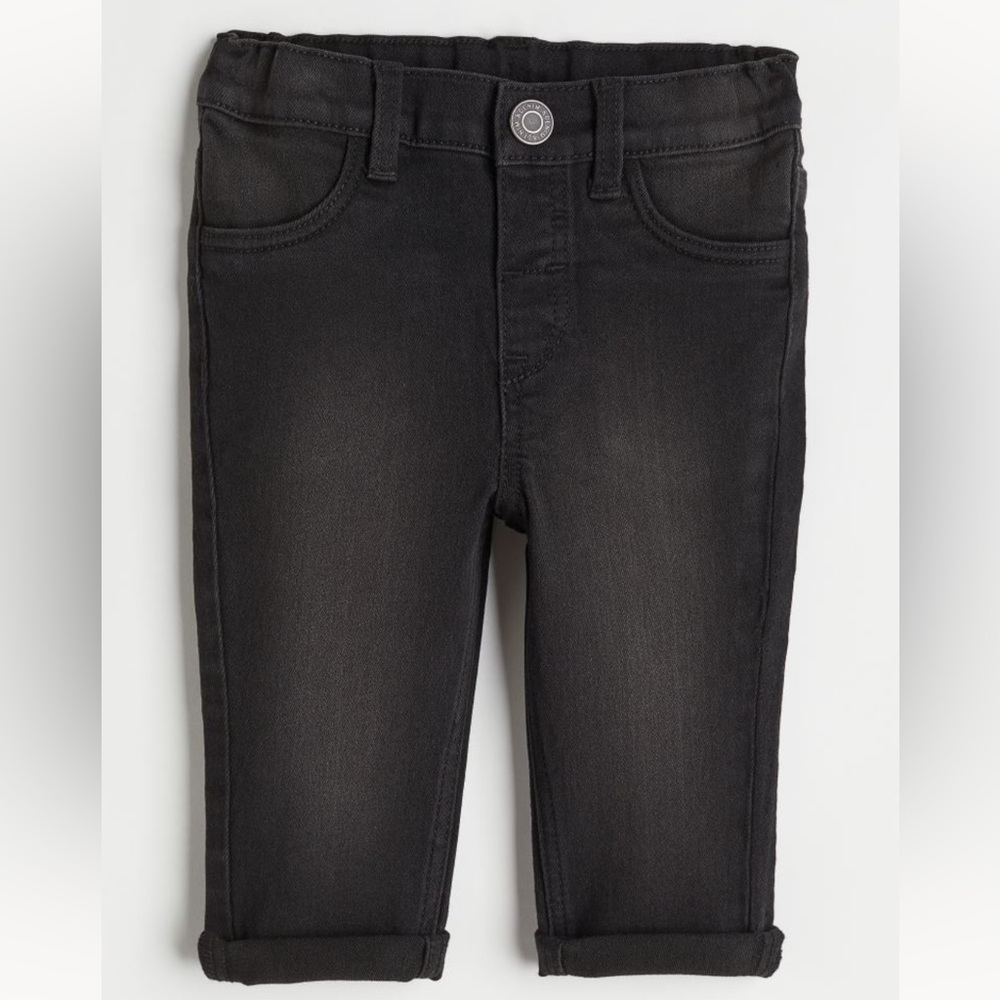 Baby Boy H&M Comfort Stretch Black Skinny Fit Jean size 6M